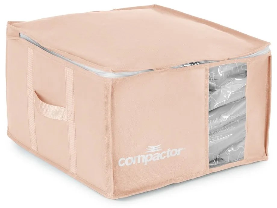 Plastikowy pojemnik próżniowy do przechowywania ubrań 42x40x25 cm Pink Edition – Compactor