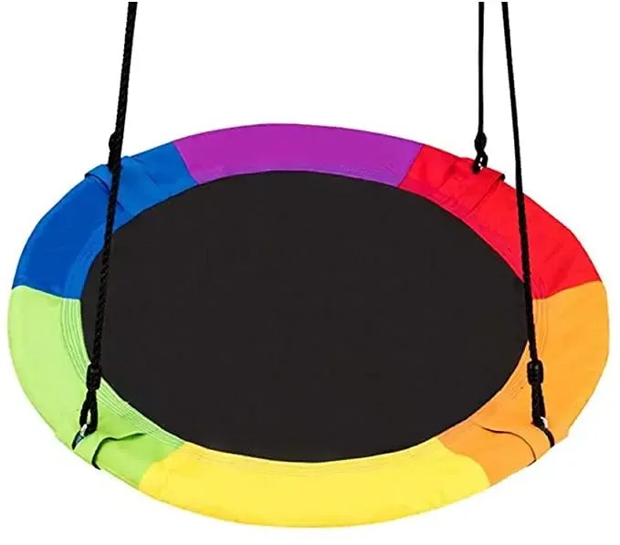 Huśtawka Ogrodowa Bocianie Gniazdo L192 120cm Komfort i Zabawa dla Dzieci 3+