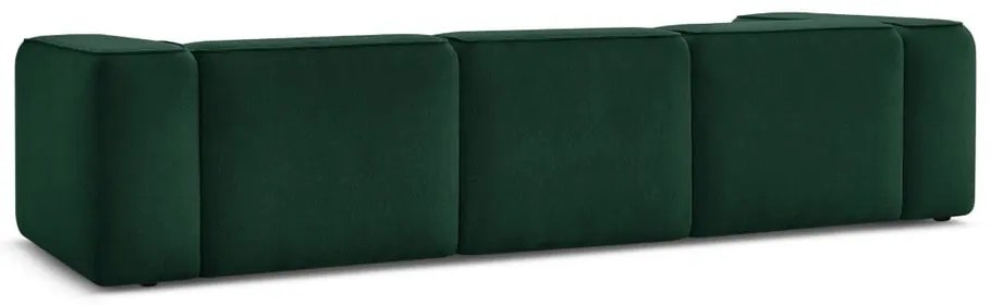 Ciemnozielona sofa 345 cm Zephyr – Bobochic Paris