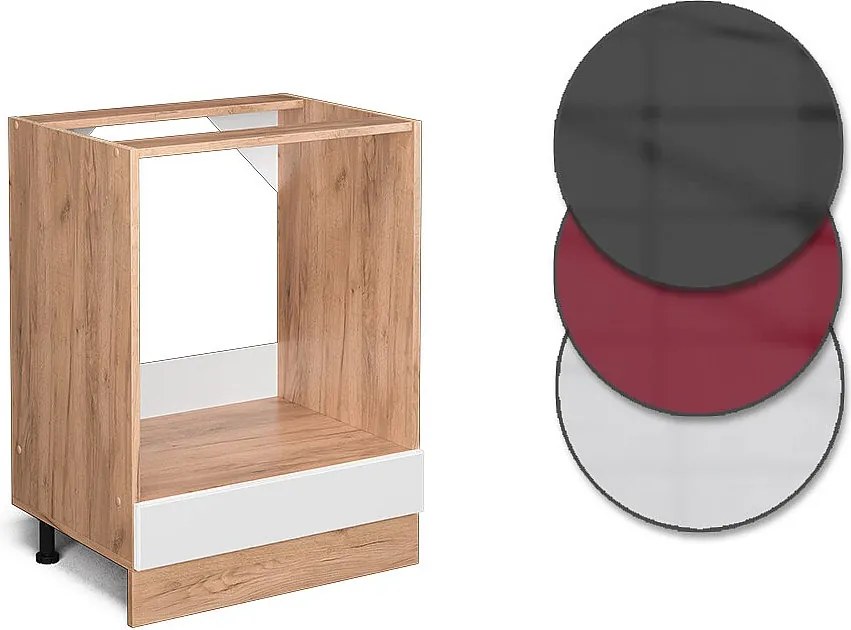 Szafka kuchenna biały wysoki połysk 60x60x81.6 r-line