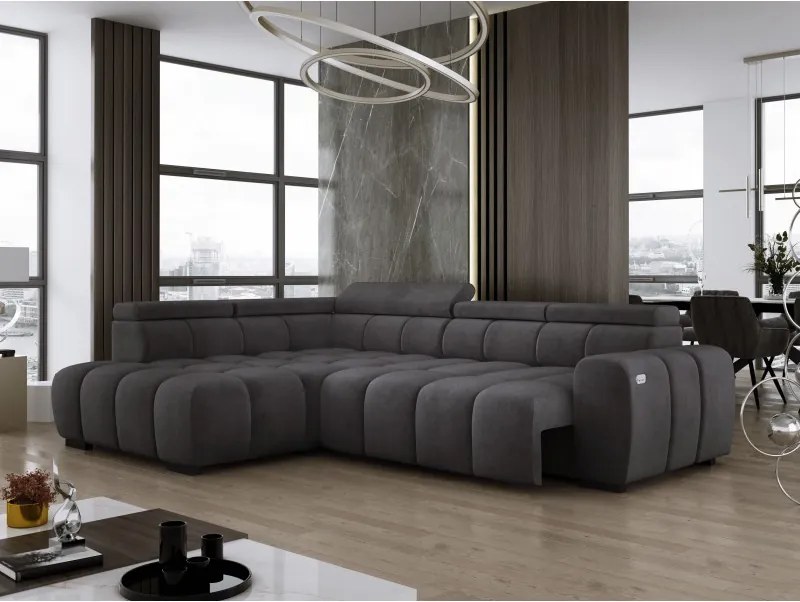 Narożnik BULL L Lewostronny z Elektryczną Regulacją SALVADOR 15 WERSAL