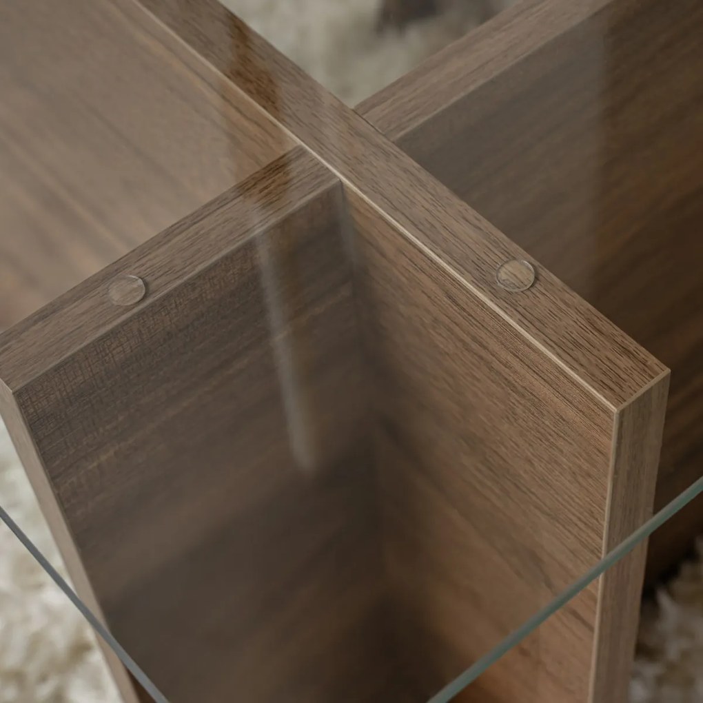 Stolik kawowy Vetrino Walnut