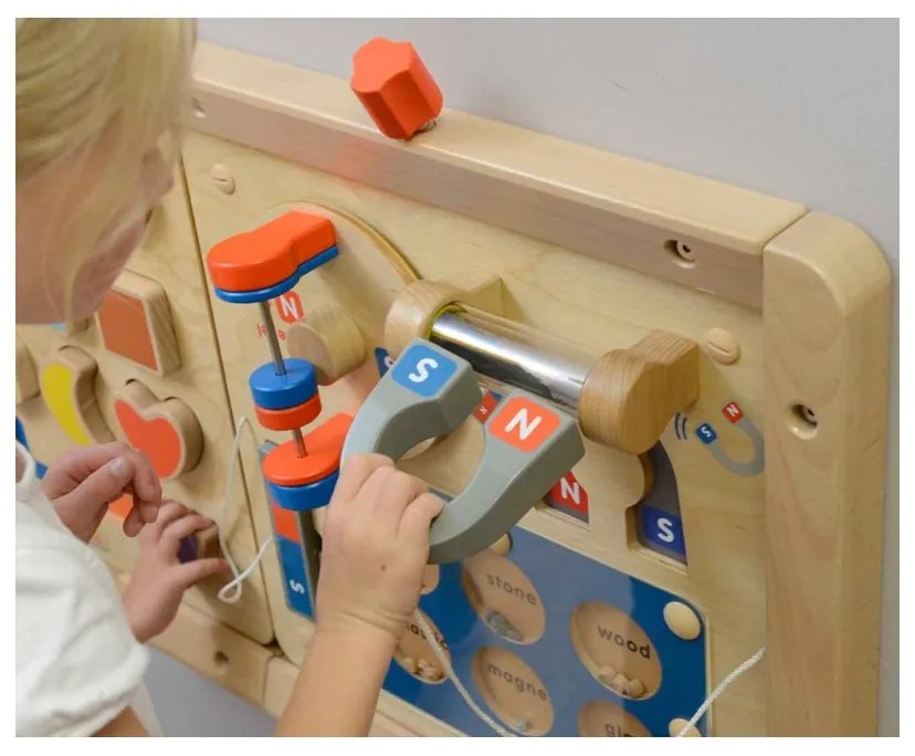 Masterkidz nauka o przyciąganiu magnetycznym - ścienna tablica edukacyjna flex montessori
