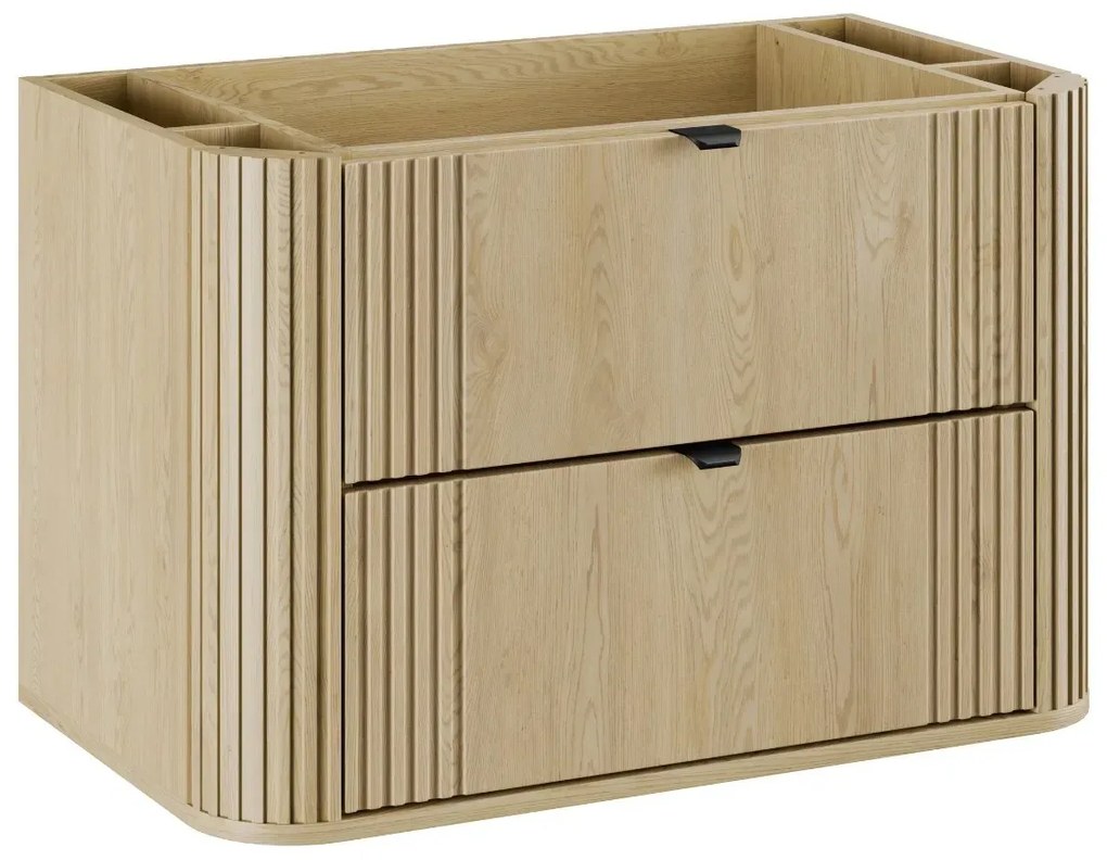 Szafka pod umywalkę OVALIA CREMONA 2S 80cm dąb cremona COMAD