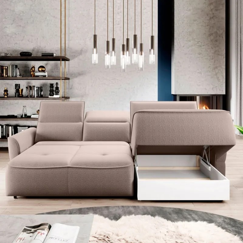 Narożnik MURILLO S Mini z elektryczną regulacją siedziska WERSAL