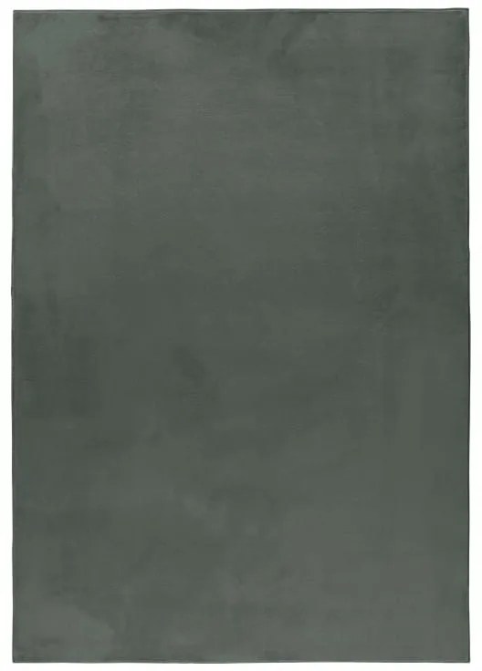 Dywan pluszowy Pouffy butelkowa zieleń 80 cm x 250 cm