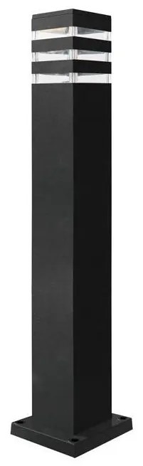 Lampa zewnętrzna TEKSAS 1xE27/12W/230V IP44 74 cm antracyt