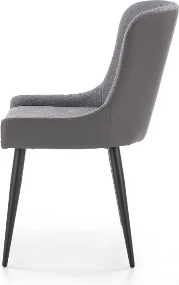 Krzesło do jadalni z niskimi podłokietnikami K333