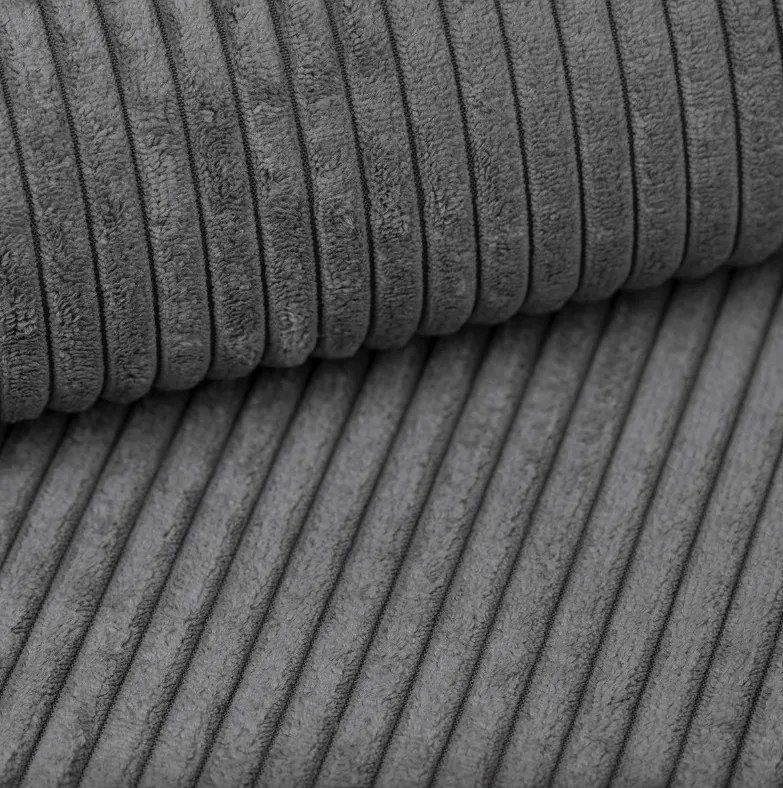 Kanapa KASJO Uniwersalny Sofo-Narożnik z funkcją spania i poduszkami, 2x pojemnik POSO 060 Szary DOMOHOME