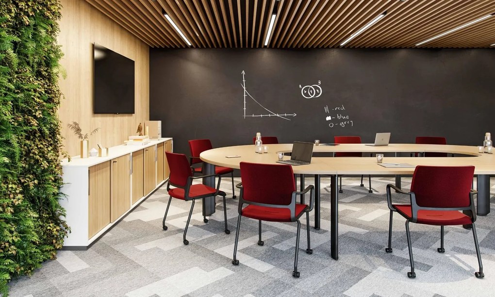 Krzesło konferencyjne na nogach Xilium Frame Chair 4L UPH