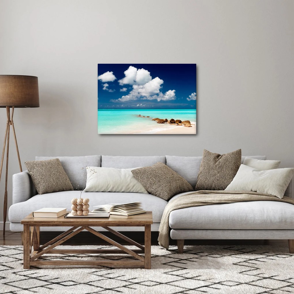 Obraz - Tropikalna plaża (70x50 cm)