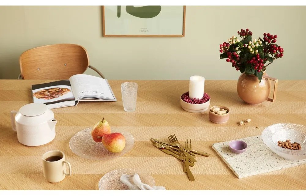 Stół w dekorze dębu 100x200 cm Herringbone – Hübsch