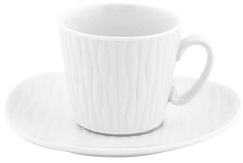 Białe porcelanowe filiżanki zestaw 6 szt. na espresso 30 ml Ylang – Villa Altachiara