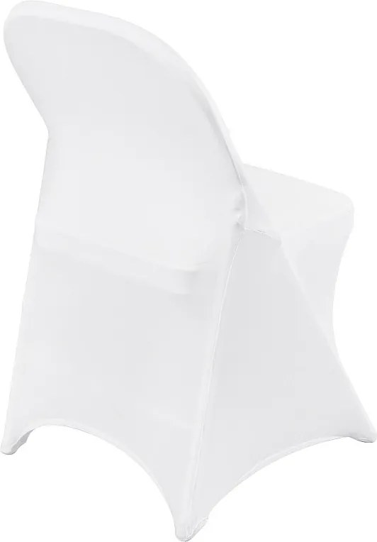 Owocnica Krzesła SucceBuy 12 Sztuk, Biała, Owocnice Krzesł Sklapanych z Rozciągnego Elastanu na Wesele i Światowisko