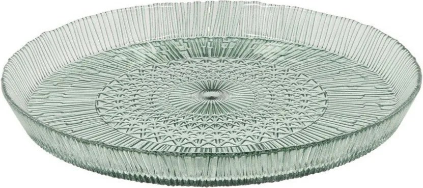 Zielony szklany półmisek ø 30 cm Kusintha – Bitz