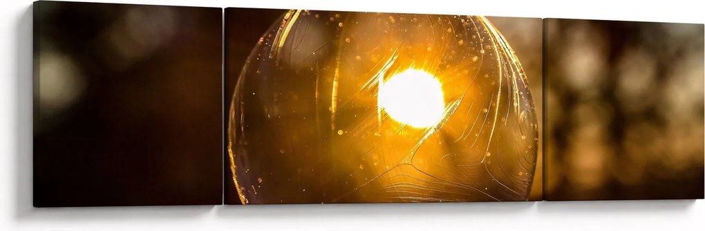 Obraz - Przezroczysta bańka (170x50 cm)