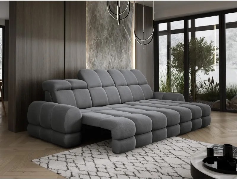 Narożnik TOLLO MINI S Prawostronny Elektryczna regulacja Solar 96 kolor Szary WERSAL