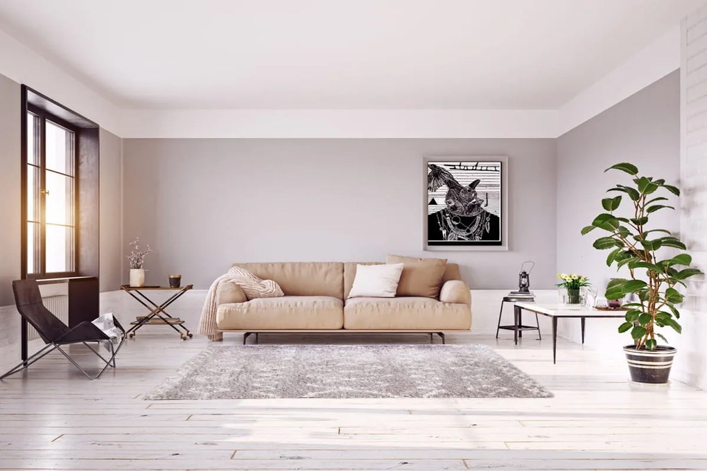 Dywan poliestrowy Dream Romby Szary 200 cm x 300 cm