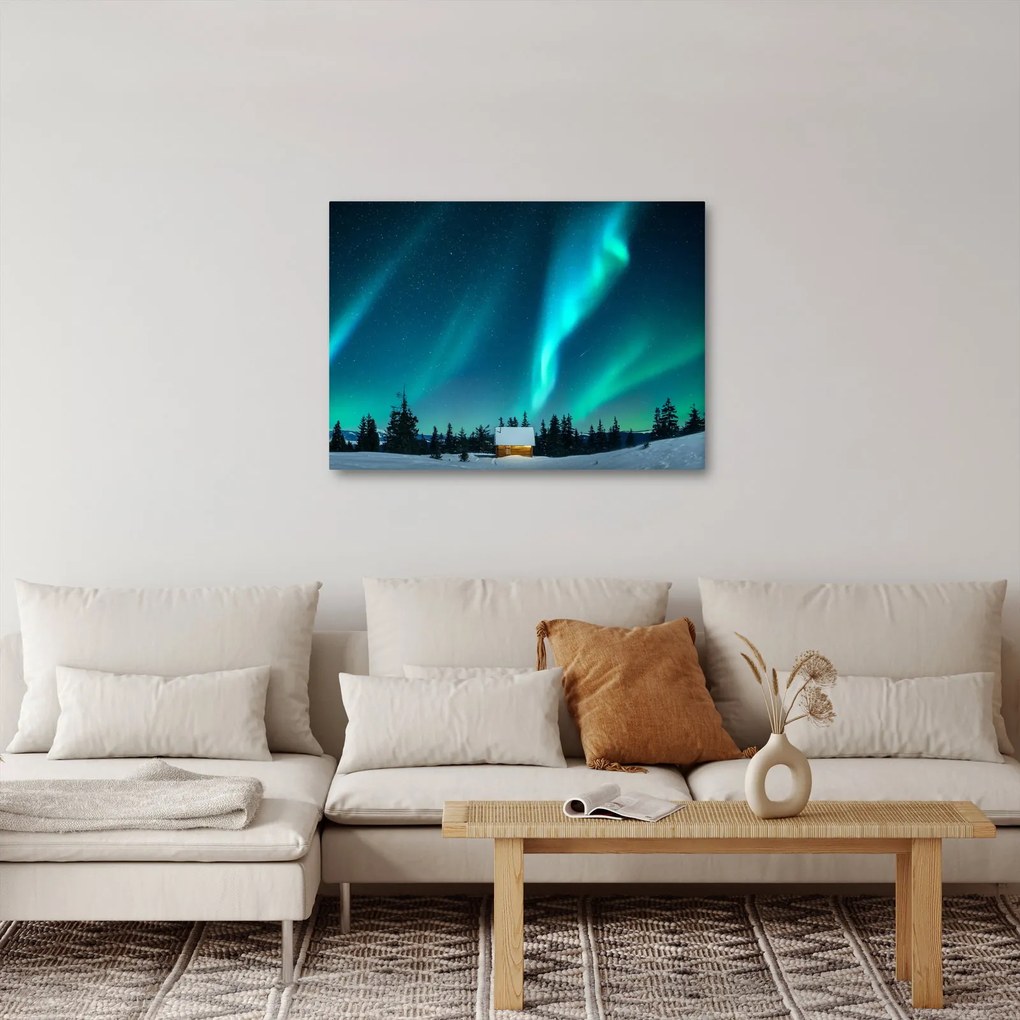 Obraz - Aurora Borealis (70x50 cm)