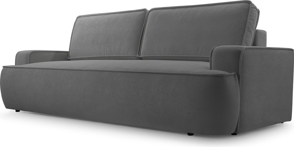 Masseno Sofa SOLO z funkcją spania i pojemnikiem na pościel - Szary - GERRA 70
