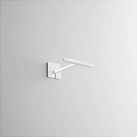 Matowy, biały metalowy wspornik umożliwiający przekształcenie lampy CAGE w lampę ścienną