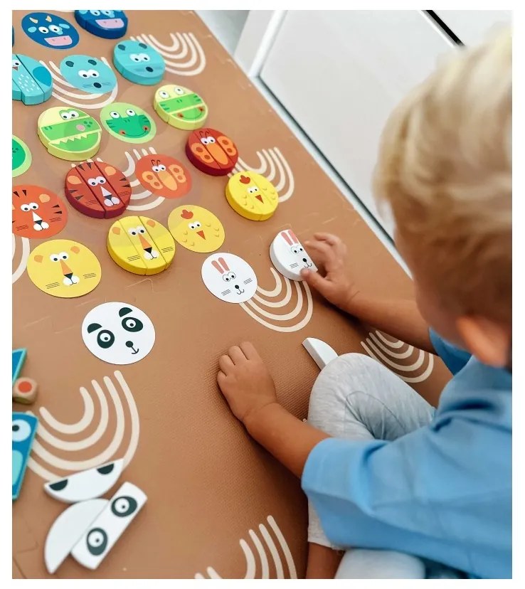 Tooky toy gra zręcznościowa klocki zwierzęta certyfikat fsc