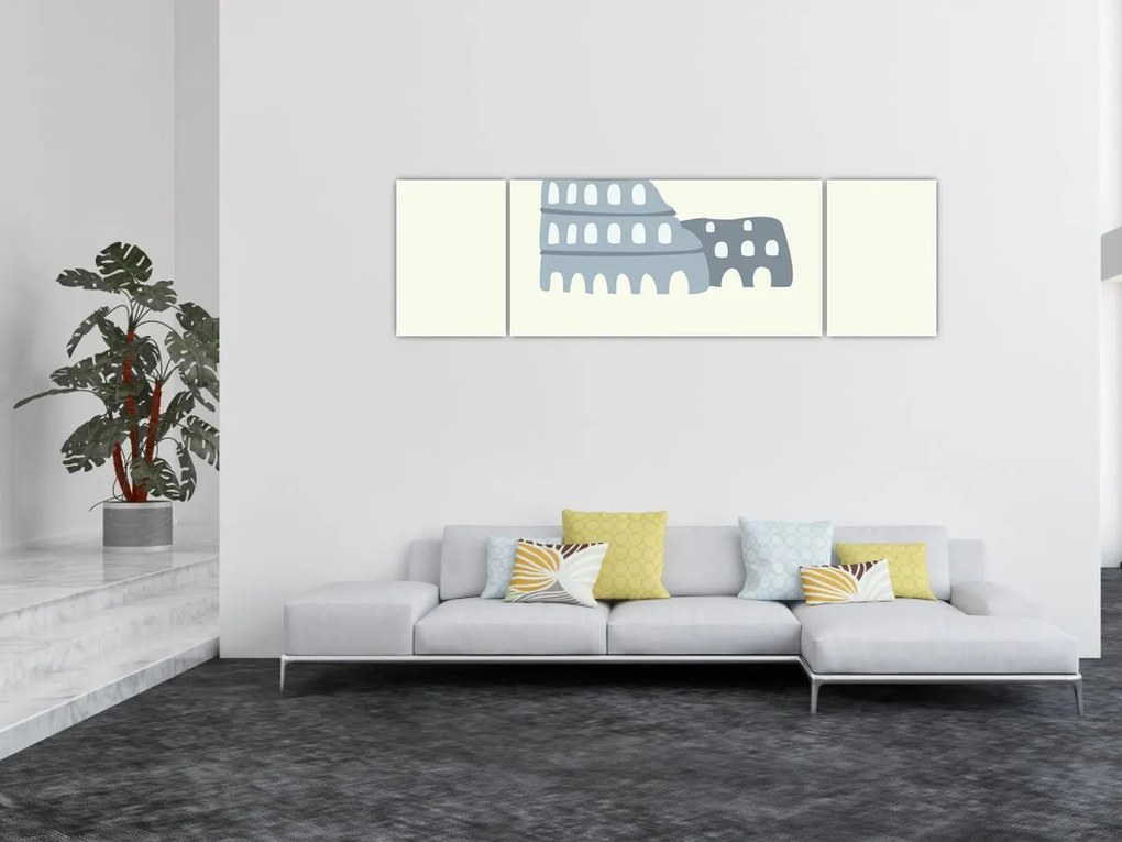 Obraz - Miasta Europy N⁰2 (170x50 cm)