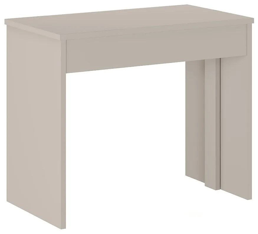 Stół konsolowy rozkładany na 12 osób – 6 wkładek – Beżowy – ONEGA