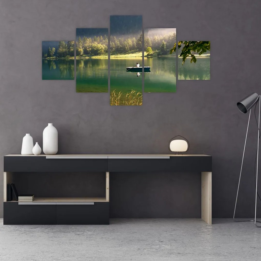 Obraz jeziora (125x70 cm)