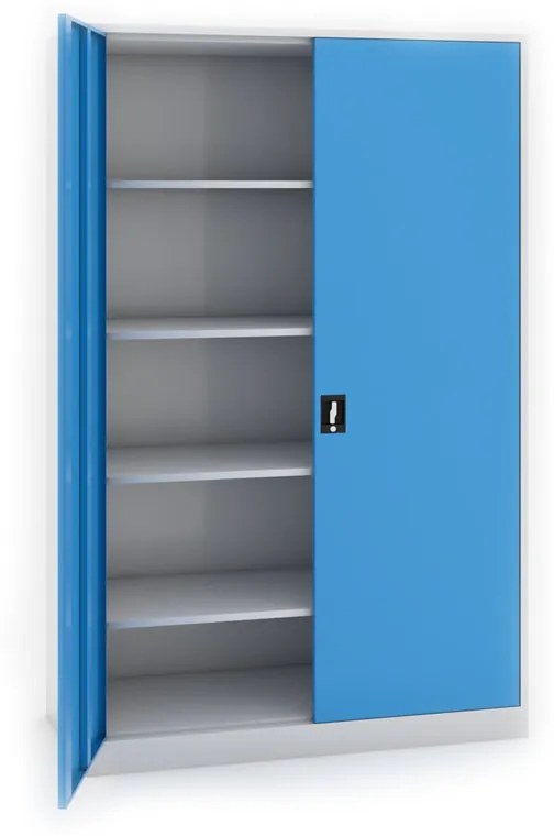 Szafa spawana JUMBO, 1950 x 1200 x 800 mm, szaro/niebieski