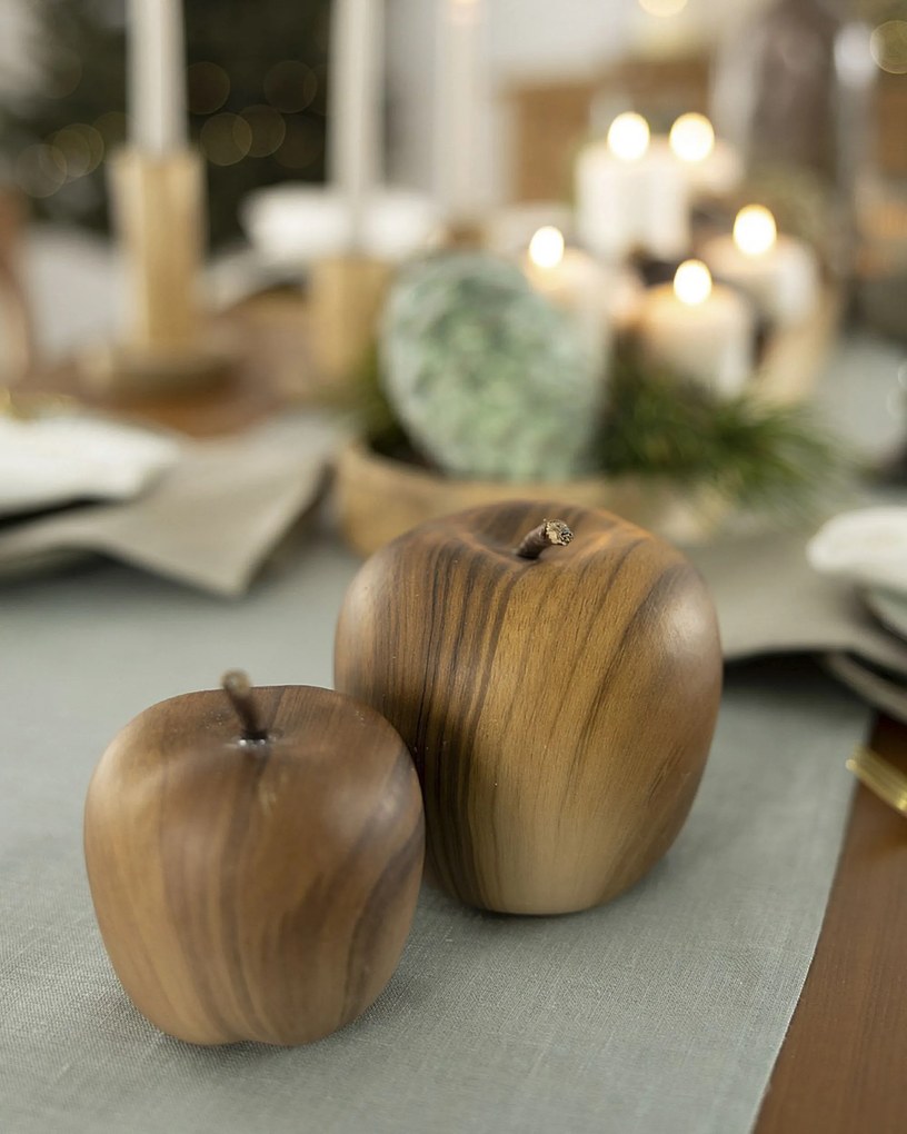 Dekoracja Wooden Apple I 12 cm