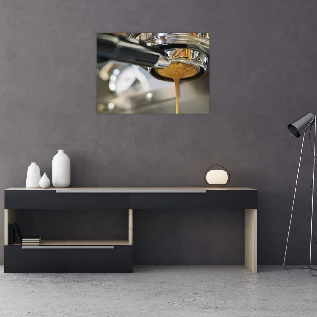Obraz na szkle - espresso (70x50 cm)