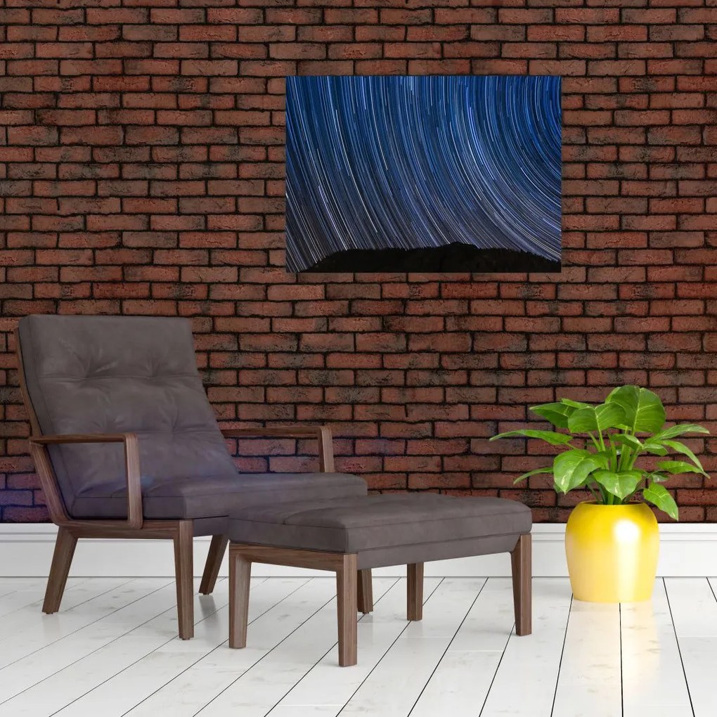 Obraz nocnych gwiazd i nieba (70x50 cm)