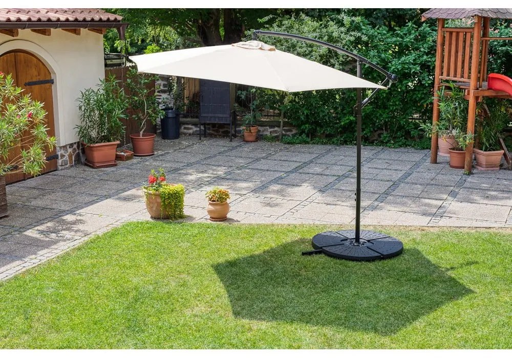 Czarna podstawka na parasol ogrodowy Bonami Essentials, ø 100 cm