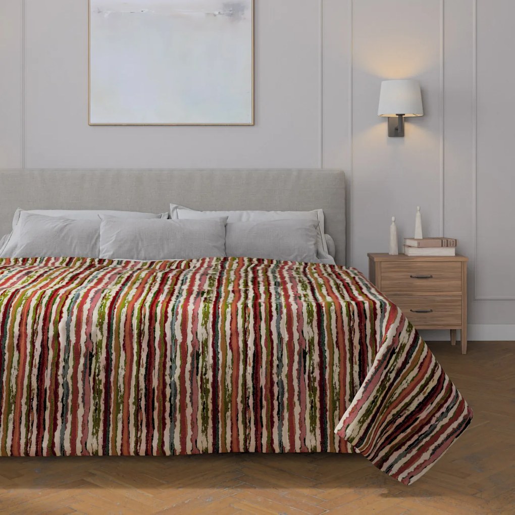 Narzuta pikowana w pasy