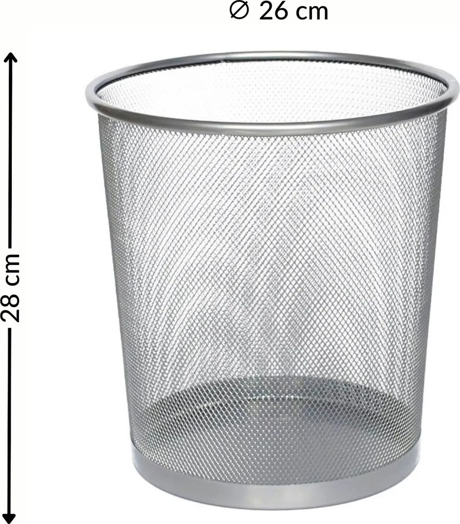 Kosz na papier z siatki stalowej, ZELLER