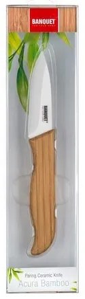 Banquet Nóż ceramiczny praktyczny Acura Bamboo, 18 cm