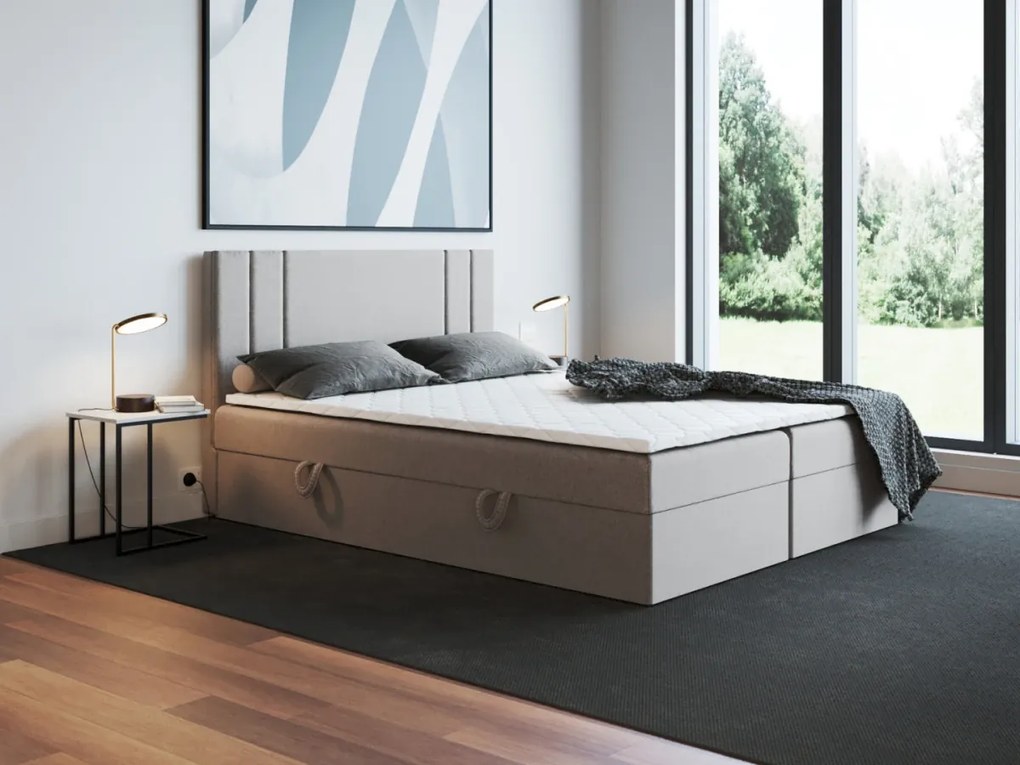 Łóżko kontynentalne Nardo - Powierzchnia spania: 160x190 cm