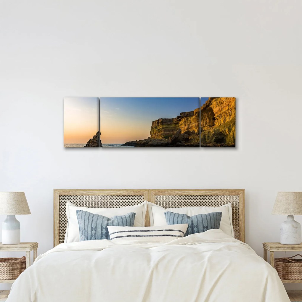 Obraz - klif morski (170x50 cm)