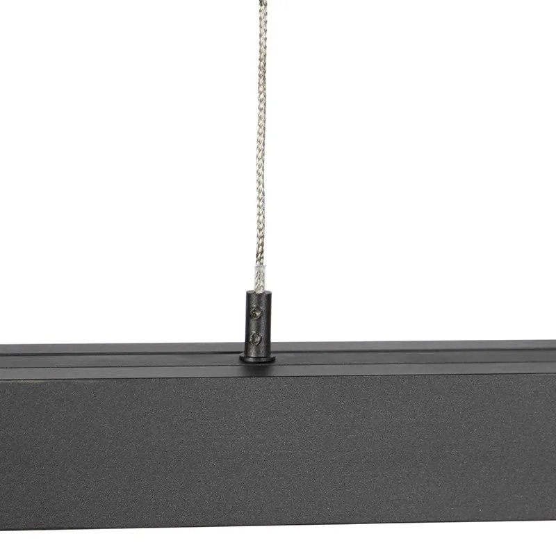Lampa wisząca antracytowa w komplecie z LED i ściemniaczem regulowanym - JulietDesignerski Oswietlenie wewnetrzne