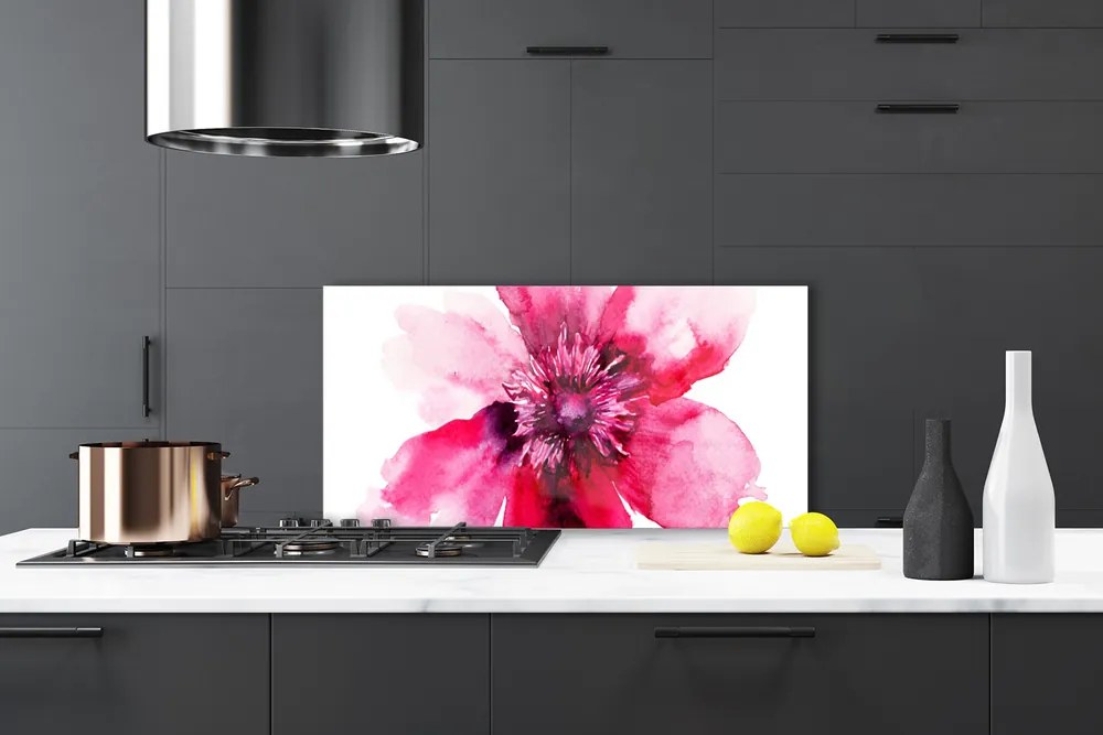 Szkło nad Blatem Nowoczesna Ozdoba Kwiatowa