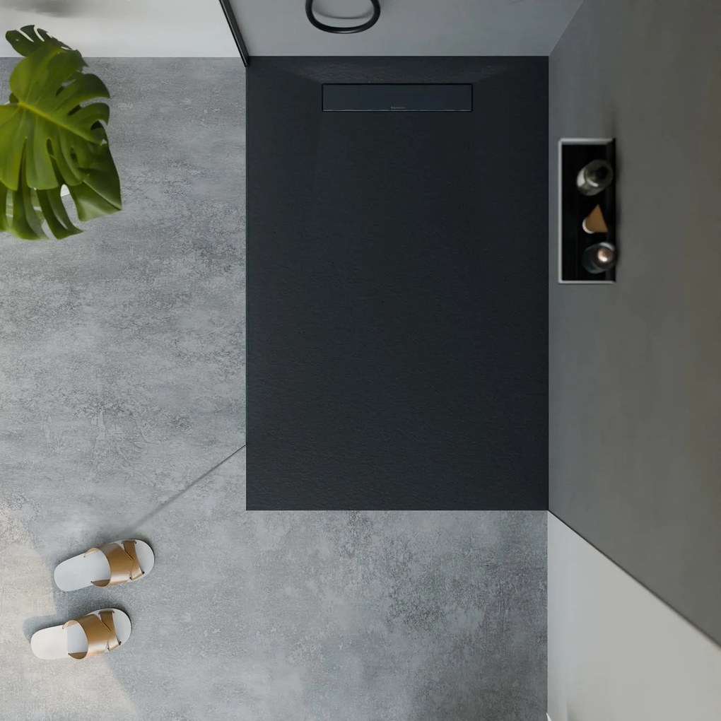 Brodzik prysznicowy płaski odlew mineralny LAVOA