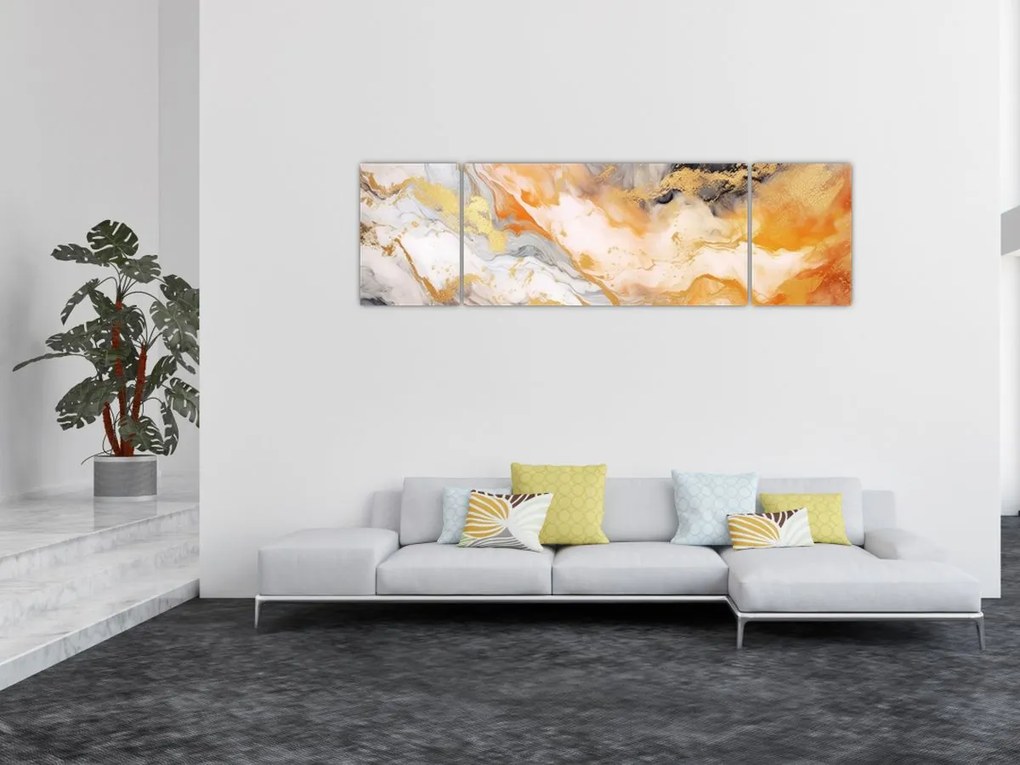 Obraz - Marmurkowe tło (170x50 cm)