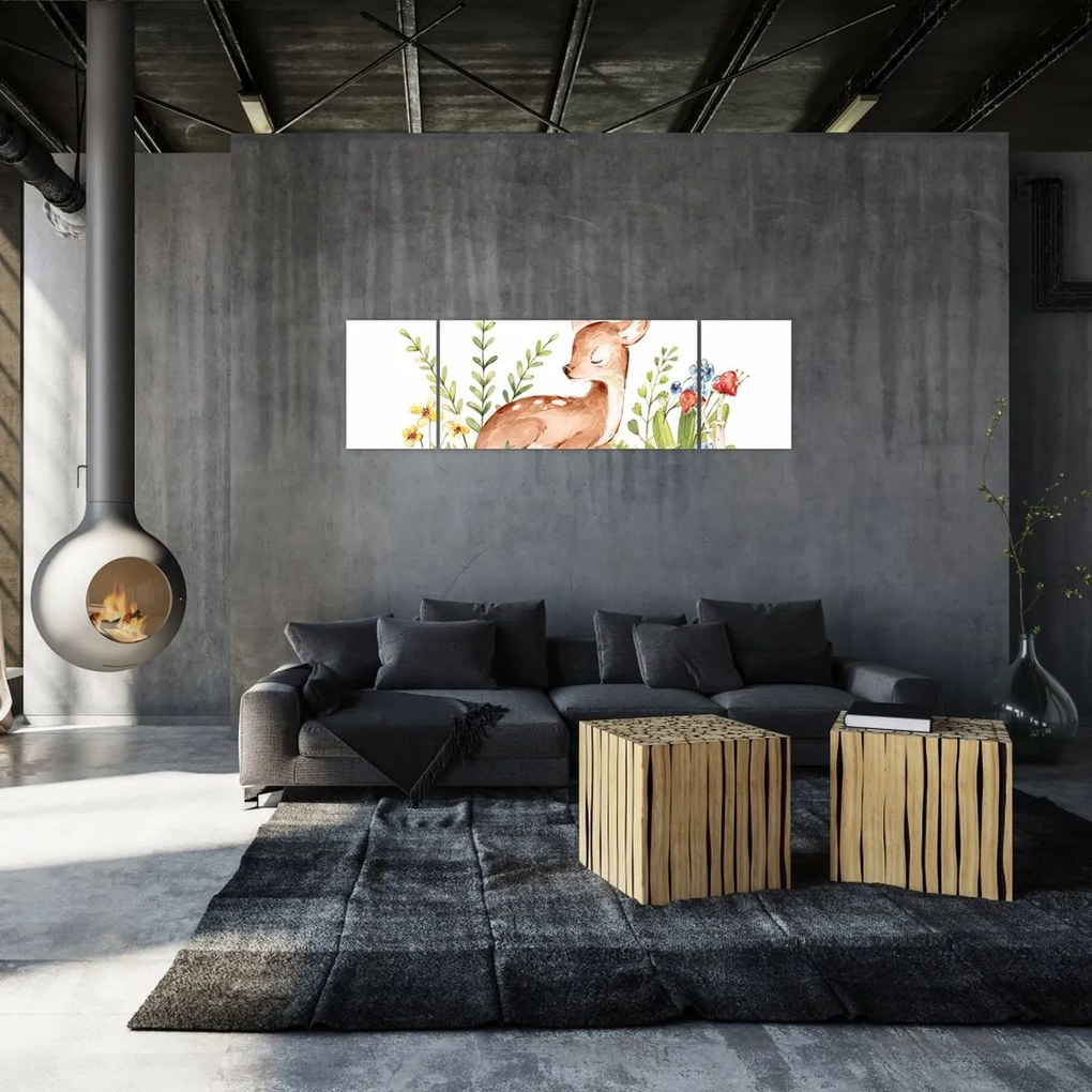 Obraz - Mały płowy (170x50 cm)