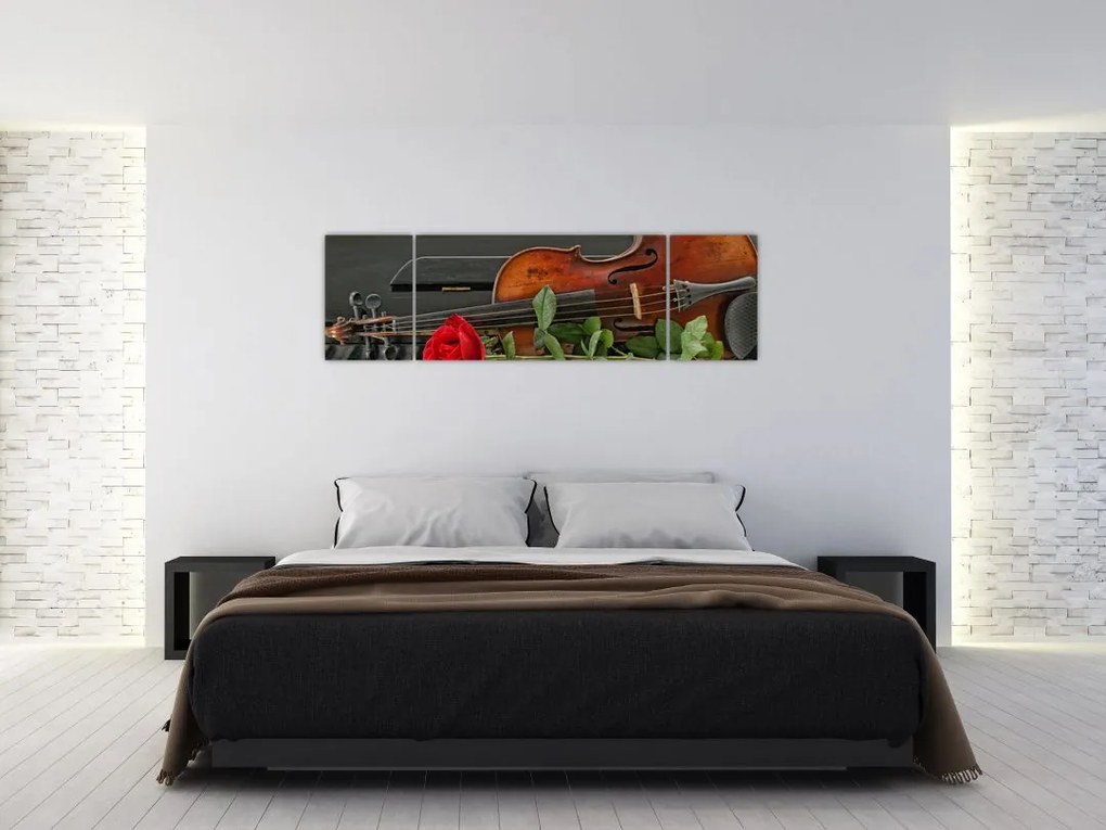 Obraz - Pamięć muzyka (170x50 cm)