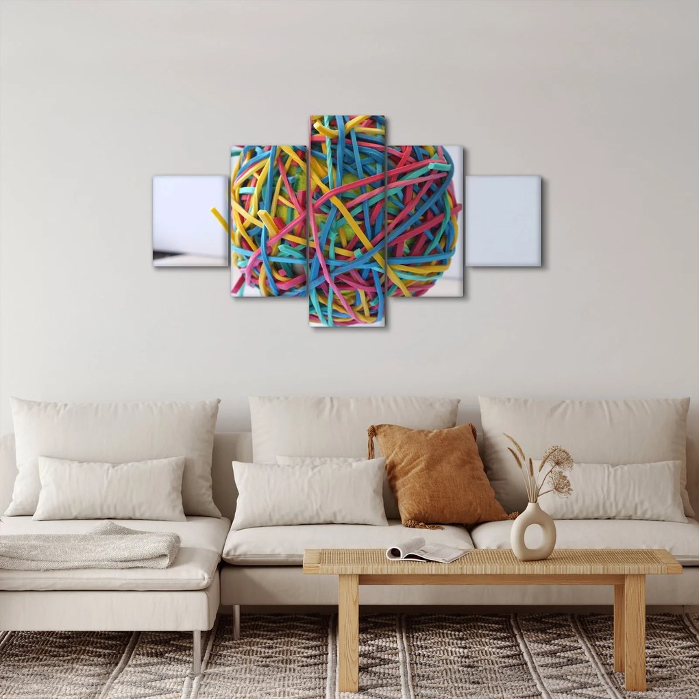 Obraz gumek (125x70 cm)