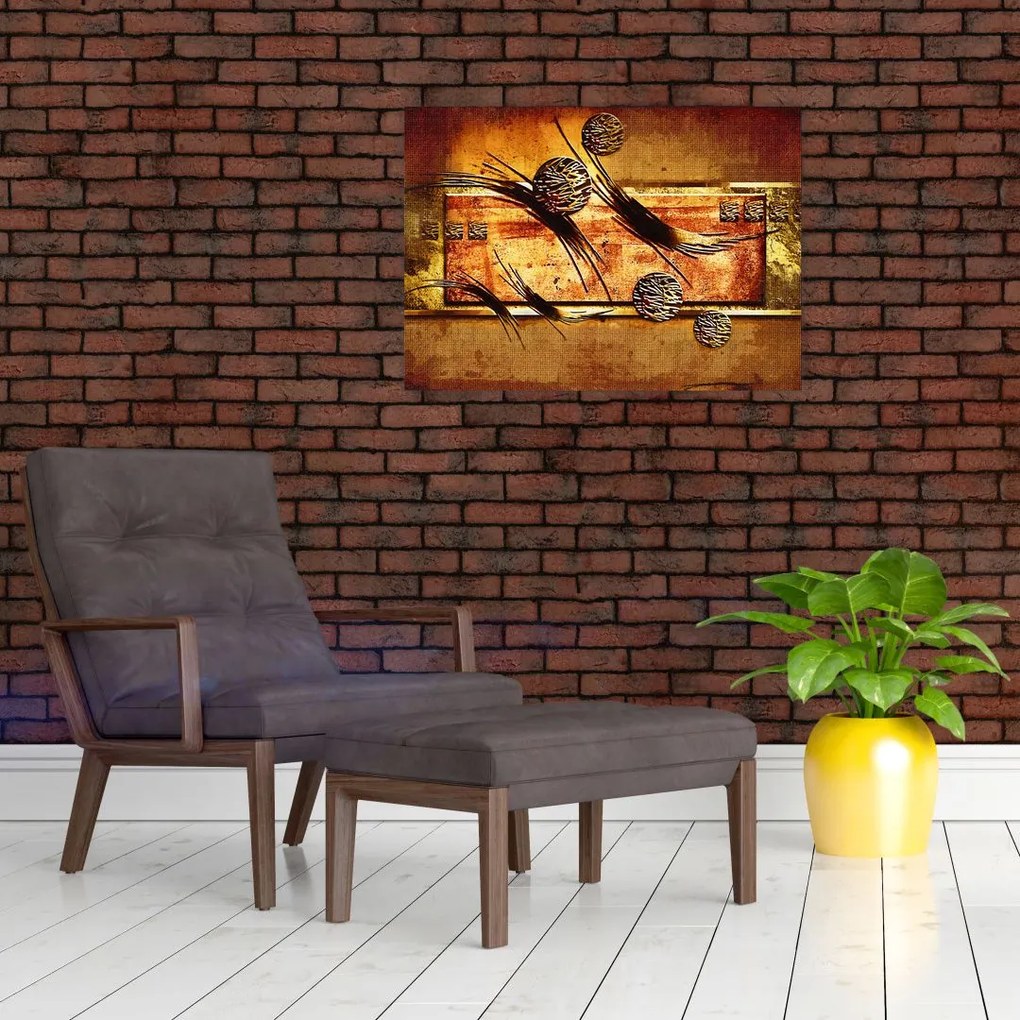 Obraz abstrakcji (70x50 cm)
