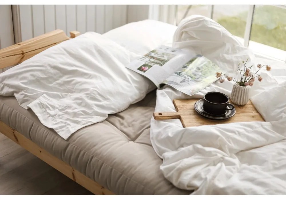 Turkusowa rozkładana sofa 204 cm Grab – Karup Design