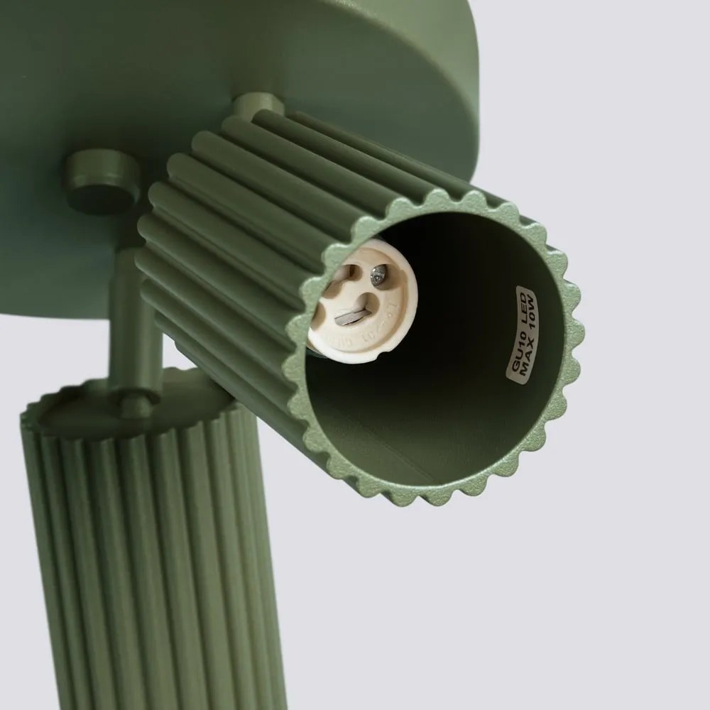 Zielona lampa punktowa Gleam – Sollux