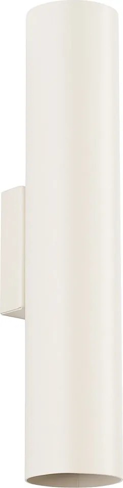 Lampa Ścienna Loft Lagos, Stal - 2 Źródło - L.6 X H.30 Cm - Beżowy